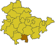 Зоннеберг (район) на карте