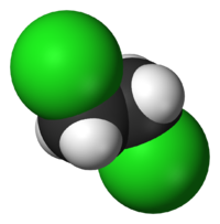 1,2-дихлорэтан: вид молекулы