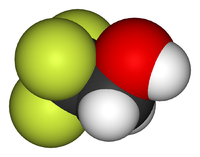 Трифторэтанол: вид молекулы