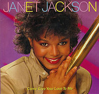 Обложка сингла «Come Give Your Love to Me» (Джанет Джексон, 1983)