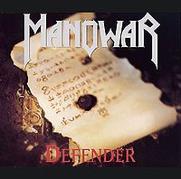 Обложка сингла «Defender» (Manowar, 1994)