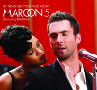 Обложка сингла «If I Never See Your Face Again» (Maroon 5 и Рианны, 2008)