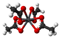 Ацетат свинца(IV): вид молекулы