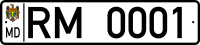 MD license plate RM0001.svg