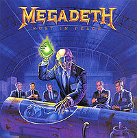 Обложка альбома «Rust in Peace» (Megadeth, 1990)