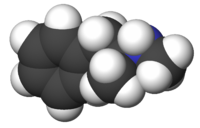 Метамфетамин: вид молекулы