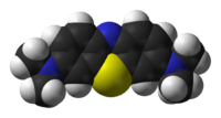 Метиленовый синий: вид молекулы