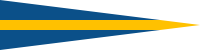 Naval Rank Flag of Sweden - Äldste chef.svg