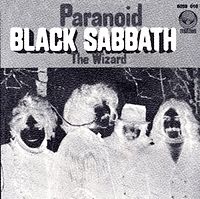 Обложка сингла «Paranoid» (Black Sabbath, (1970))