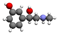 Фенилэфрин: вид молекулы