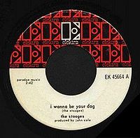 Обложка сингла «I Wanna Be Your Dog» (The Stooges, (1969))