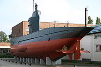 U-3 в качестве музейного корабля в Мальмё
