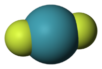Фторид ксенона(II): вид молекулы