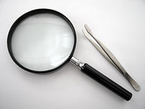 Magnifying glass and Stamp tong.jpg