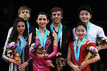 2009-2010 JGPF Ice Dancing Podium.jpg
