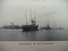 Russkaya eskadra transports in the bosporus.JPG