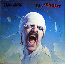 Обложка альбома «Blackout» (Scorpions, 1982)