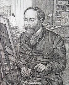 Портрет Стейнлена работы П. Дюпона. 1901