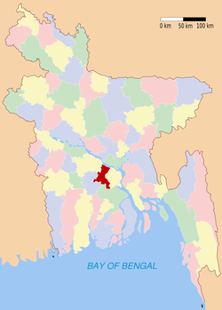 Мадарипур на карте