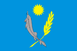 Flag of Kharabalinsky rayon (Astrakhan oblast).png