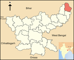 Сахибгандж на карте