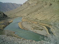 Вид на реку Аракс с иранской стороны