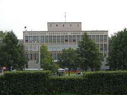 Здание библиотеки постройки 1966 года