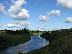 река Улла у впадения в Западную Двину