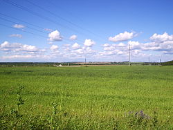Пейзаж недалеко от посёлка Заволжье