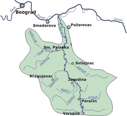 Бассейн Моравы (без Южной и Западной Моравы)