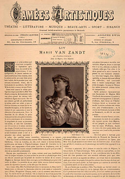 Мария ван Зандт (Париж, 1881)