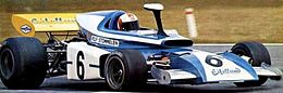 Рольф Штоммелен за рулём Eifelland Type 21 на Гран-при Франции 1972 года