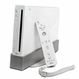 Сама консоль и пульт Wii Remote