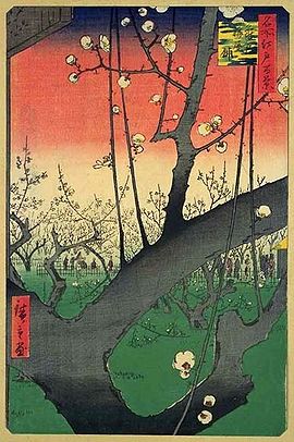 Hiroshige Pruneraie à Kameido.jpg