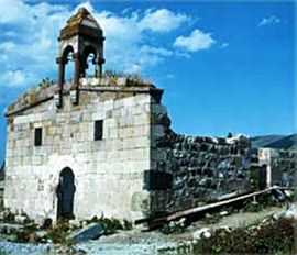 Руины армянской церкви в селе