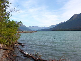 Вид на озеро Кенай