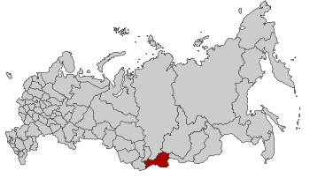 Республика Тыва (Тува) на карте России
