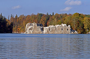 Руины замка Кокенгузен