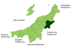 Хигасикамбара, карта