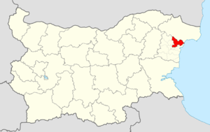 Община Аксаково на карте