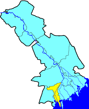 Икрянинский муниципальный район на карте
