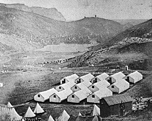 Военный лагерь около Балаклавы