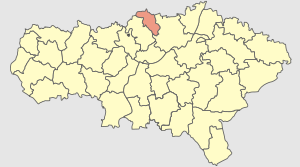 Балтайский муниципальный район на карте
