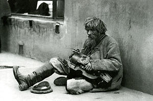 Beggar with a Lyra, by Svishchev-Paola 1900s.jpg