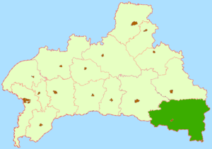Столинский район на карте