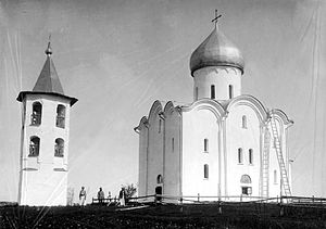 Церковь Спаса на Нередице, снимок 1900 года