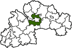 Днепропетровский район на карте