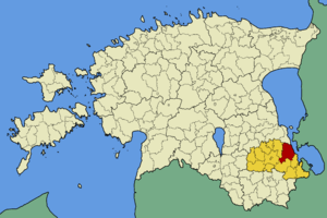 Ряпинская волость на карте