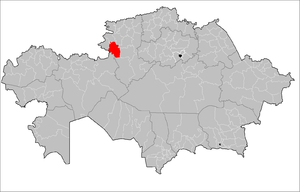 Кымыстинский район на карте