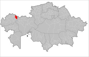 Чингирлауский район на карте